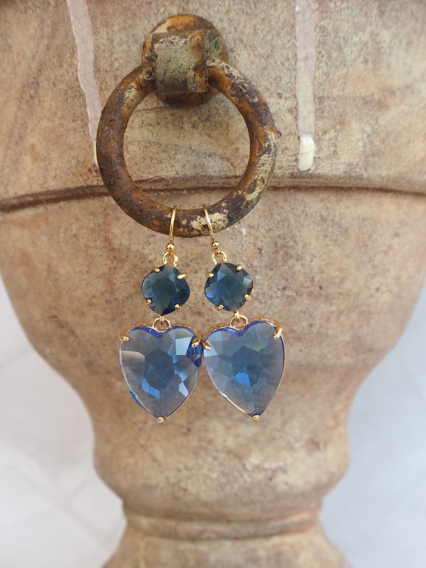 Goldfilled hangers met kristal - Afbeelding 3