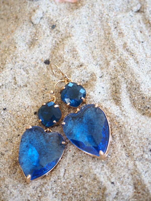 Goldfilled hangers met kristal - Afbeelding 2