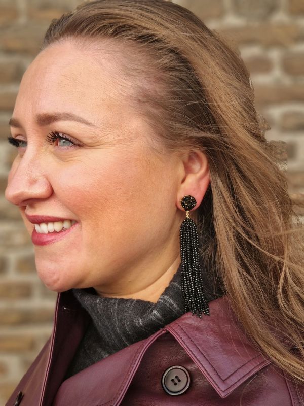 Brass stekers met kristal